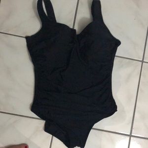 Talbots miracle suit black soft cup bra